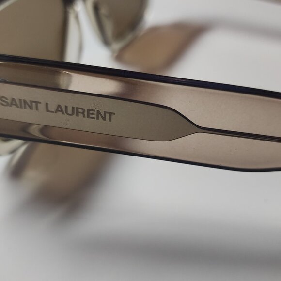 SAINT LAURENT TRANSPARENT UNISEX SUNGLASSES 65 19 145 M - Picture 3 of 5